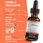 Gluten free soy free natural herbal detox drops for bloating relief