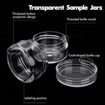 Golacky empty clear cosmetic jars for travel storage
