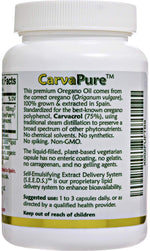 Liquid filled veggie capsules of premium Spanish organic oregano oil for enhanced bioavailability