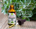 Authentic USA imported Island Nutrition organic oregano capsules for respiratory wellness support
