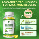 Lukaree organic immune support softgels packaging on a clean wellness background