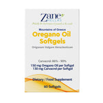 Zane Hellas 130 milligrams Carvacrol dietary supplement packaging details