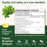Vivcmin high carvacrol oregano oil supplement value pack packaging details.