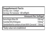 High concentration carvacrol immune defense capsules ingredient breakdown