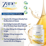 USA imported oregano oil supplement softgels for digestive wellness