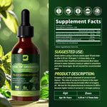 B BEWORTHS immune and digestive support liquid drops box packaging highlighting vegan seal