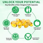 High carvacrol potency oil of oregano wellness capsules lifestyle display