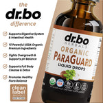 Dr Bo ParaGuard Cleanse Organic Tincture certified USDA organic label view