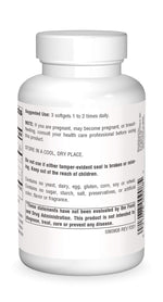 Source Naturals Evening Primrose Oil 500mg showing hexane free cold pressed extraction text on label