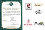 Hebora sakura damask rose internal deodorizer and wellness supplement side label details