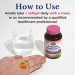 Authentic Vitalitown evening primrose oil capsule details and allergen free warnings