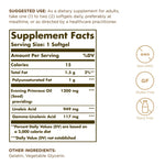 Solgar Evening Primrose Oil 120 softgels packaging showing essential fatty acid benefits