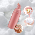 Sixty milliliter travel size eyelash cleanser foam dispenser bottle set