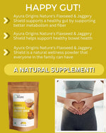 AYURA ORIGINS premium imported irritable bowel syndrome control supplement powder pouch angled view