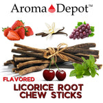 Aroma Depot herbal chew sticks in 4 ounce packaging