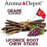 Individual licorice root chew stick for oral health