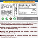 Side profile of Kidney Restore DGL Licorice Root Powder jar