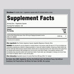 Piping Rock DGL 2000mg vegetarian capsules supplement label