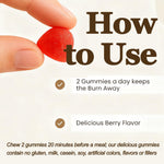 COLEPSW Gluten Free And Gelatin Free Stomach Comfort Gummies Texture Close Up