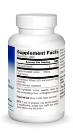 Planetary Herbals DGL supplement chewable tablet texture