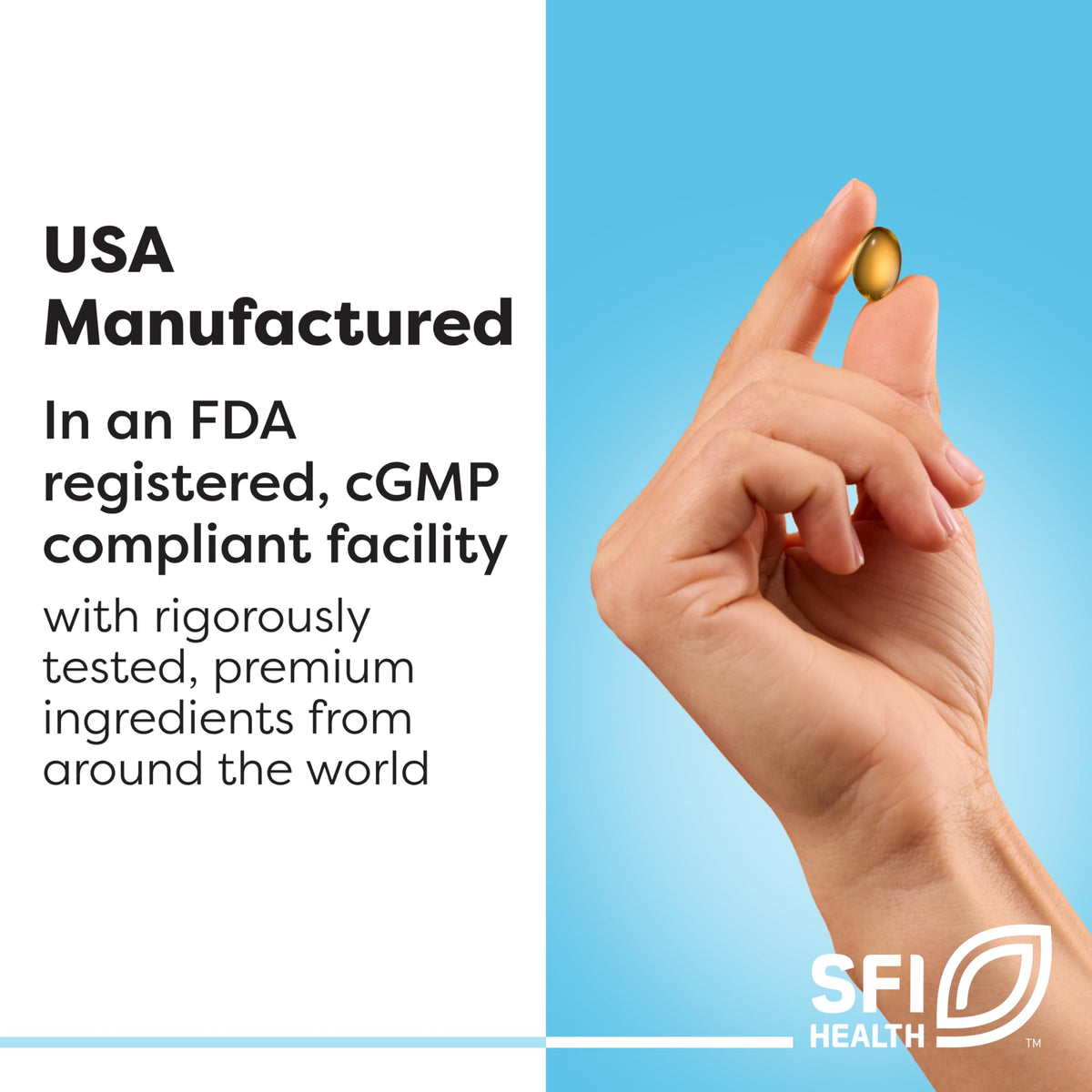 Side view of SFI Health Mastic Gum DGL bottle