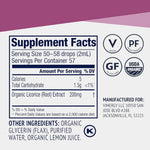 Vimergy USDA organic certified licorice root extract bottle