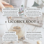 Elanen Naturals licorice root tea packaging details