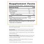 Integrative Therapeutics Rhizinate 100 chewable tablets supplement facts label