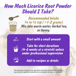 Lifestyle shot of Spice Profile licorice root powder with herbal tea