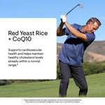 Thorne heart support supplement with red yeast rice and coenzyme q10 back label view