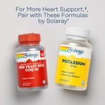 Solaray Organic Garlic vegetarian capsules bottle top view for daily immune wellness