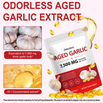 LTQXGT odorless garlic extract supplement packaging displaying product facts