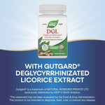 Nature's Way DGL 100 Tablets product label details