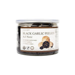 Orgnisulmte 90 day fermented black garlic jar with non GMO superfood label
