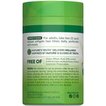 Nature's Truth premium odorless garlic softgels showing product purity and quality seals