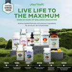Premium imported vegetarian immune support supplement bottle on display