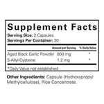 Think Remedy cardiovascular and immune defense supplement container base details.