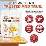 OLELON premium odorless garlic supplement for antioxidant benefits and immune defence