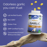 Easy to swallow garlic oil softgels for daily immunity defense routines