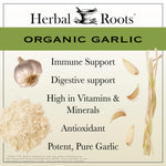 Extra strength garlic pills amber glass bottle lifestyle layout for cardiovascular health