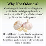 Authentic imported garlic capsules wellness routine display for heart care
