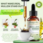Close up of Puffiair herbal respiratory supplement bottle