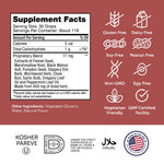 Zahler ParaGuard gut health supplement packaging showing the herbal ingredients list.