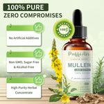 Puffiair Mullein and Thyme botanical drops packaging