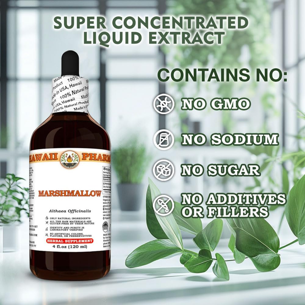 Authentic Hawaii Pharm marshmallow root supplement packaging