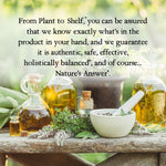Back label displaying ingredients and dietary supplement facts