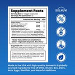 Solnuvi Lung Support complex 90 vegan capsules bottle