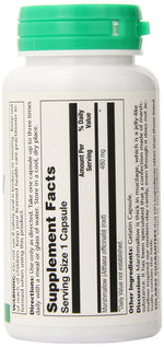 Solaray marshmallow root bottle side view features