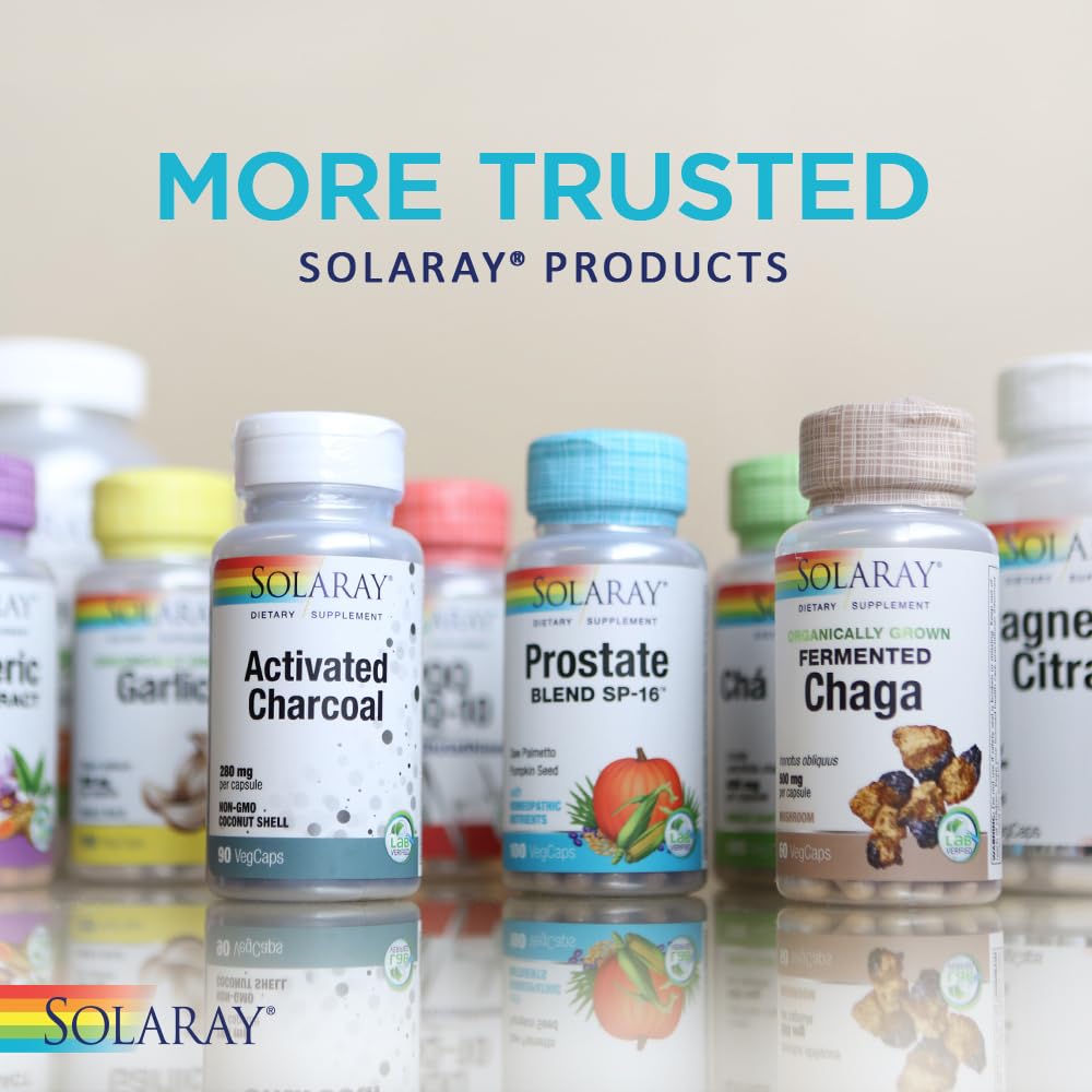 Close up view of Solaray ginger root 1100mg packaging highlighting the whole root formula