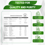 Product display of NESSARIT digestive health support supplement highlighting its cGMP certified facility manufacture.